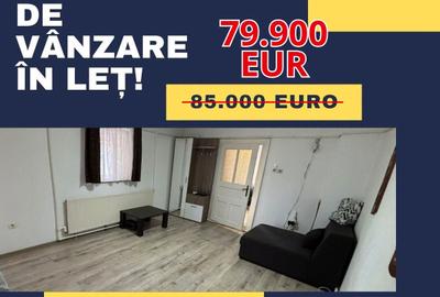 Casă individuală cu 2 camere în Leț