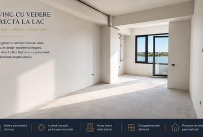 Apartament cu 2 camere de vânzare, vedere spectaculoasa lacul Siutghiol - Univ - 3