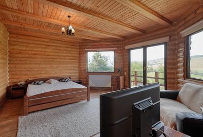 Casă din buștean rotund | 3.735 mp teren | La 30 km de Brașov - 19