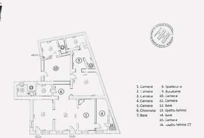 130 mp 6 camere | Parter vilă | 4 min Parcul Carol | Ideal birouri sau locuința - 20
