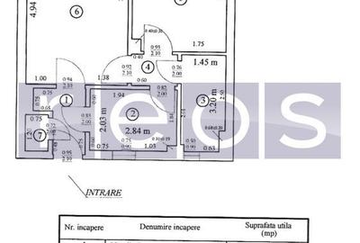Apartament cu 2 camere semidecomandat în Gara de Nord