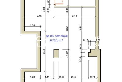 Spatiu stradal 67 mp Manastur de inchiriat - 3