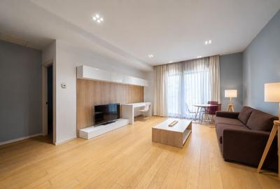 Apartament cu 2 camere semidecomandat, mobilat în Herăstrău