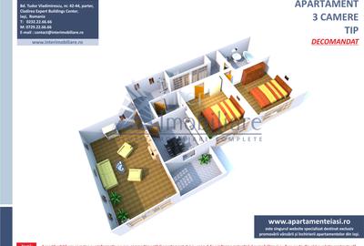 Apartament de vanzare 3 camere Nicolina - LIDL, COD 163247 - 1