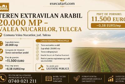 Teren agricol extravilan de 20000 mp, în Central