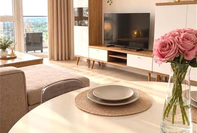 Apartament cu 2 camere semidecomandat, mobilat în Floreasca