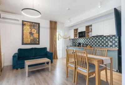Apartament cu 2 camere semidecomandat, mobilat în Borhanci