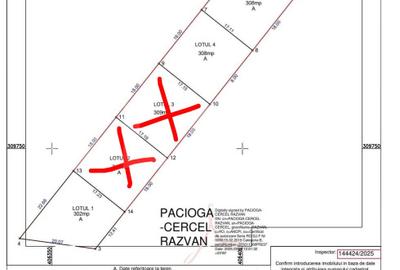 Teren Construcții intravilan de 308 mp, în Malu Mare
