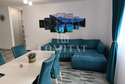 Apartament cu 2 camere semidecomandat, mobilat în Florești