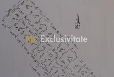 Teren Construcții intravilan de 477 mp, în Moșoaia