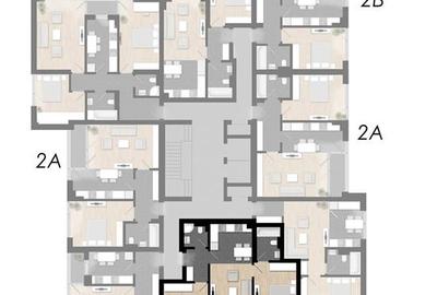 Apartament 3 Camere Incalzire in Pardoseala Ansamblu Nou Rahova - 10