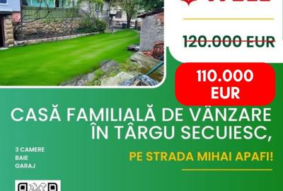 Casă familială de vânzare în Târgu Secuiesc, pe strada Mihai Apafi! - 1