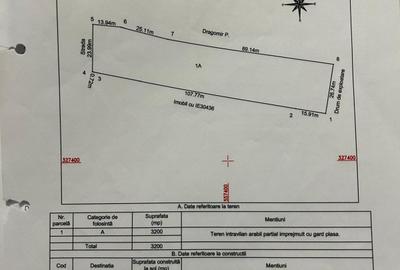 Curte 3200 mp Bolintin Vale, intravilan, intre case - 1