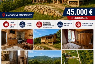 Casă de vacanță cu teren 39 ari | Măgureni, Maramureș | Priveliște panoramică | - 1