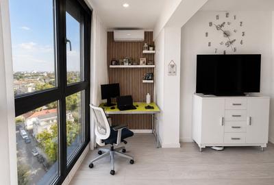 Apartament cu 3 camere decomandat, mobilat în Doamna Ghica