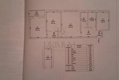 Apartament cu 4 camere semidecomandat în Dacia