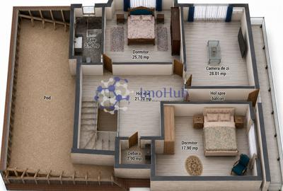 Vila deosebita, 420 mp, 7 camere, teren 1500 mp, Rediu - Eos - 19