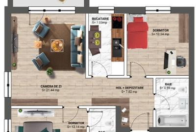 Apartament3 camere, gata de mutare, Baneasa - ultimele apartamente la pret promo - 10