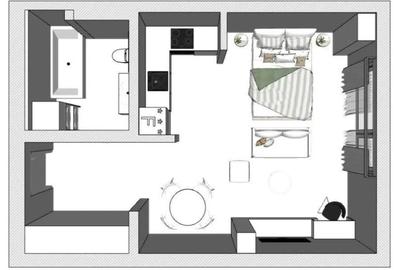 Studio premium, la cheie, Green Residence Tudor + parcare - 10