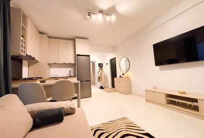 Apartament cu 2 camere semidecomandat, mobilat în Otopeni