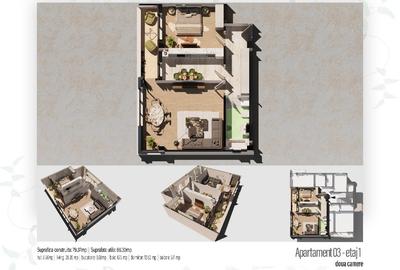 Apartament cu 2 camere decomandat în Tomis Nord