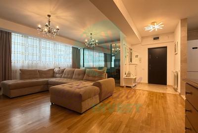 Apartament cu 3 camere semidecomandat, mobilat în Kiseleff