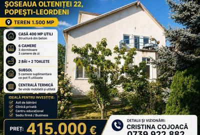 Casa Individuala Soseaua Oltenitei 1500 mp 11 Camere 4 bai - 1