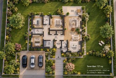 Teren 727 mp cu Autorizație de Construire-Citta del Lago, Corbeanca - 2