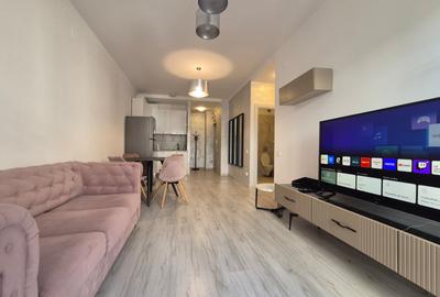 Apartament cu 2 camere semidecomandat, mobilat în Mihai Bravu