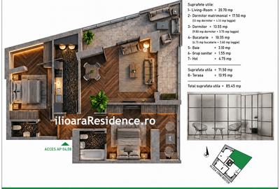 Apartament cu 3 camere decomandat în Nicolae Grigorescu