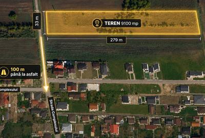 Exclusivitate | Teren intravilan 9.100 mp | Valu lui Traian - 1