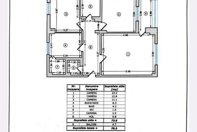 Militari Lujerului Virtutii apartament 3 camere decomandat 2 bai 78 mp bloc 1988 - 12