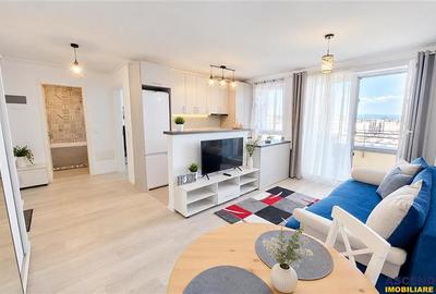 Apartament cu 2 camere decomandat, mobilat în Tractorul