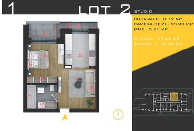 Apartament 2 camere STUDIO Pallady, PROMOTIE, METROU - 7