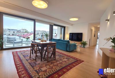 Apartament cu 3 camere semidecomandat, mobilat în Grădina Icoanei