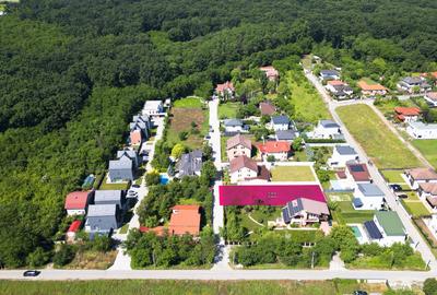 Teren Corbeanca 1118 mp, zona centrala, padure, strada privata - 5
