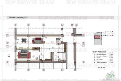 Apartament 2 camere + gradina, Theodor Pallady, Titan -  constructie noua - 4