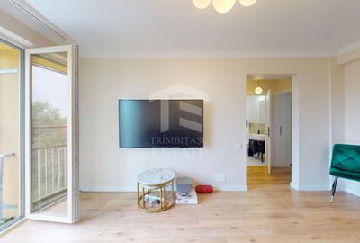 Apartament cu 3 camere semidecomandat, mobilat în Basarabia