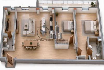 Apartament 3 camere, finisat nou, 2 băi, bloc cu lift – zona Someșului - 13