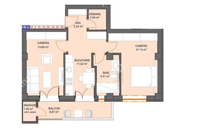 Apartament cu 2 camere decomandate si balcon zona Doamna Stanca - 4
