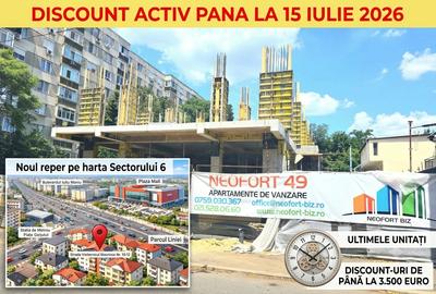 NOU Pret Promo IULIU MANIU Neofort 49 Metrou Piata Gorjului Parc Liniei Ap 2 Cam - 1