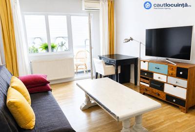 Apartament cu 2 camere decomandat, mobilat în Banu Manta