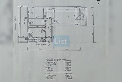 Apartament 2 camere etaj 1, Balcon 12mp - 7