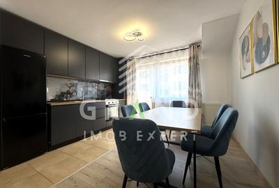 Apartament cu 3 camere semidecomandat, mobilat în Florești