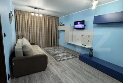 Apartament cu 2 camere semidecomandat, mobilat în Micro 17