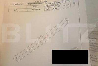 Teren Construcții intravilan de 8600 mp, în Vetiș