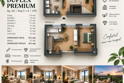 Apartament cu 3 camere decomandat în Berceni