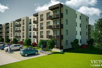 Apartament cu 3 camere decomandat în Tractorul