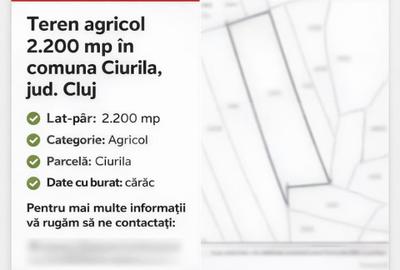 Teren Construcții intravilan de 2200 mp, în Făget