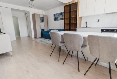 Apartament cu 2 camere semidecomandat, mobilat în Aviației